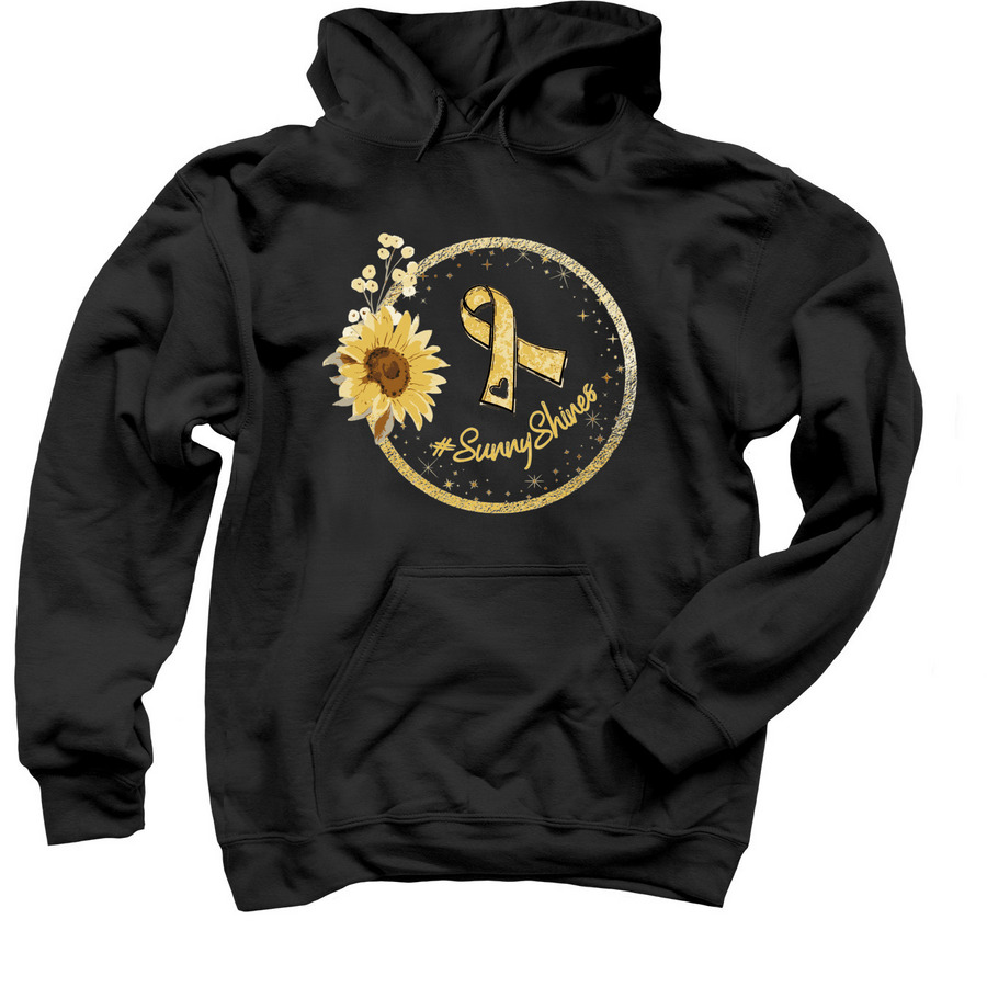 OG: Sunny Shines, a Black Pullover Hoodie