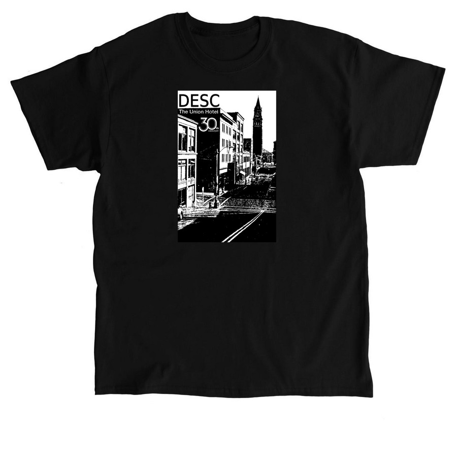 DESC Union Hotel 30th Aniversary, a Black Classic Unisex Tee