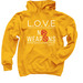 WORLD PEACE, a Gold Pullover Hoodie
