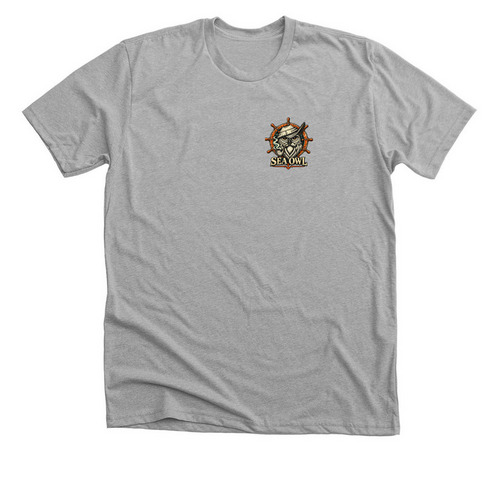 Sea Owl ? The Toll Collector, a Athletic Heather Premium Unisex Tee