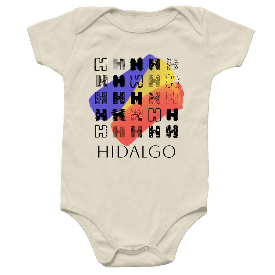 Hidalgo Onesie, a Natural Infant Onesie