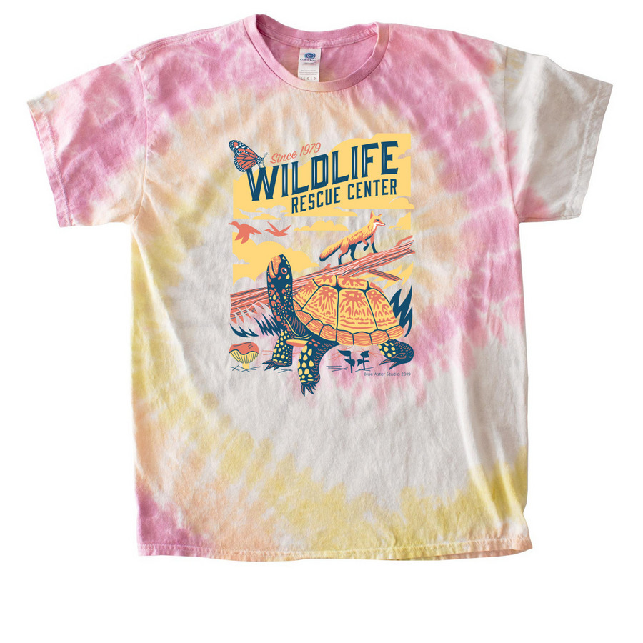 Wildlife Rescue Center Biodiversity Design, a Desert Rose Classic Tie Dye Tee