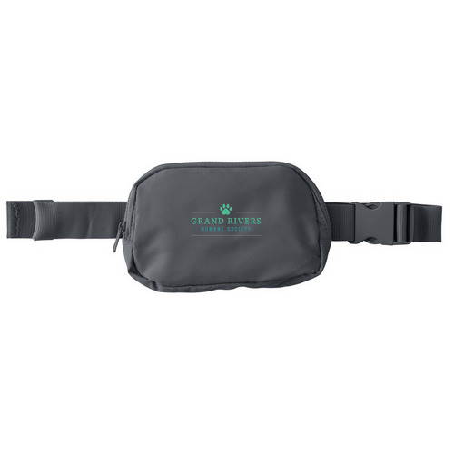 GRHS Treat Pouch, a Storm Grey Matte Hip Pack