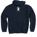 DSDN Rockin' Mom?, a Navy Pullover Hoodie (back-view)