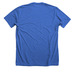 Hubbell Has Heart, a Heather True Royal Premium Unisex Tee (back-view)