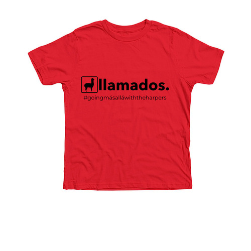 "Llamados" Kids Tee, a Heather Red Premium Youth Tee