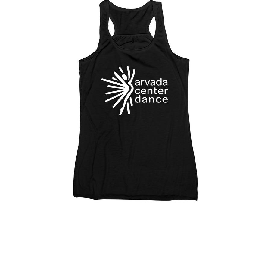 Arvada Center Dance Racerback, a Black Women's Racerback
