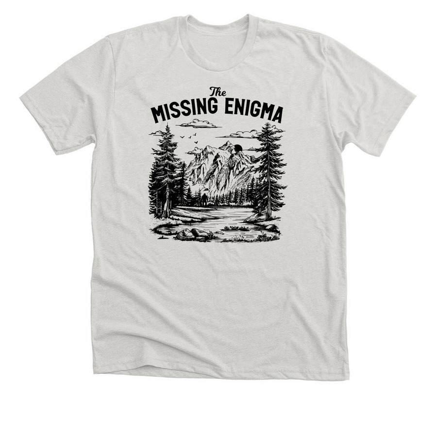 The Missing Enigma Tees & Sweatshirts, a Heather Cement Premium Unisex Tee
