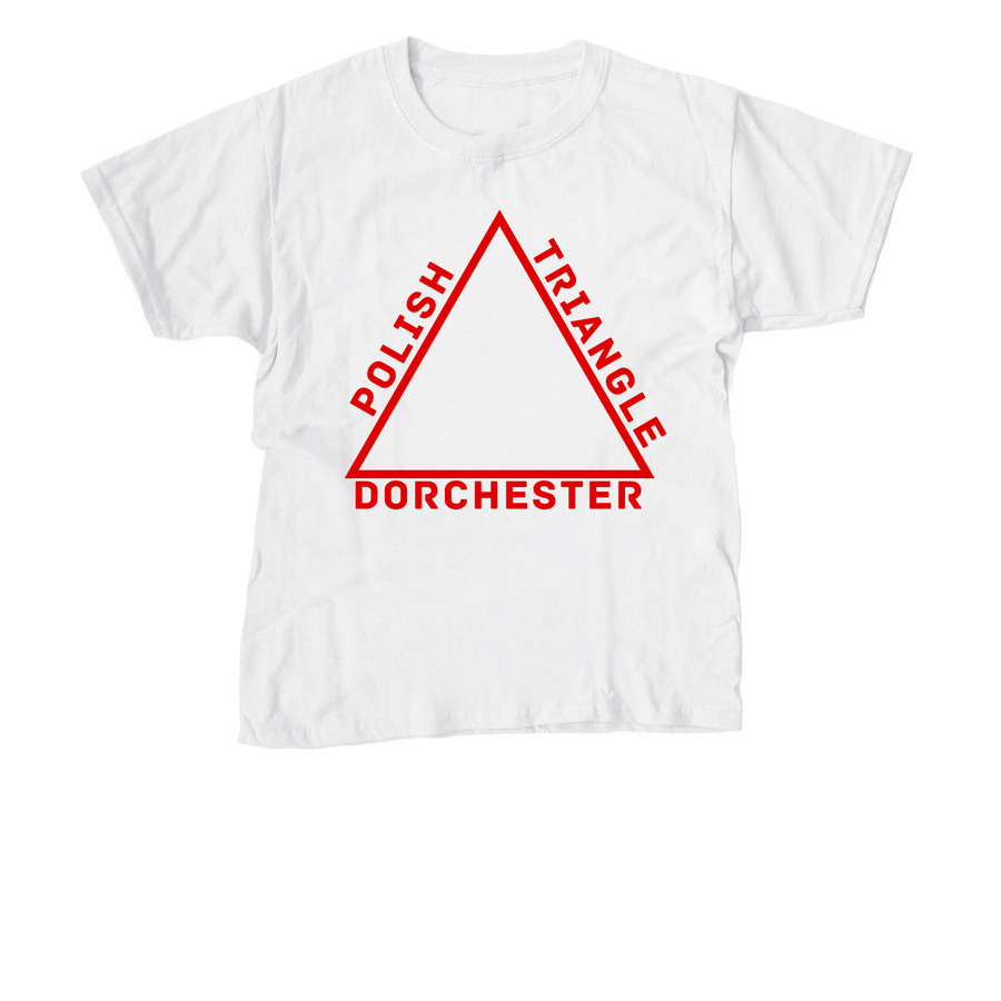 Polish Triangle - White, a White Youth Unisex Tee