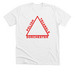 Polish Triangle - White, a Solid White Blend Premium Unisex Tee