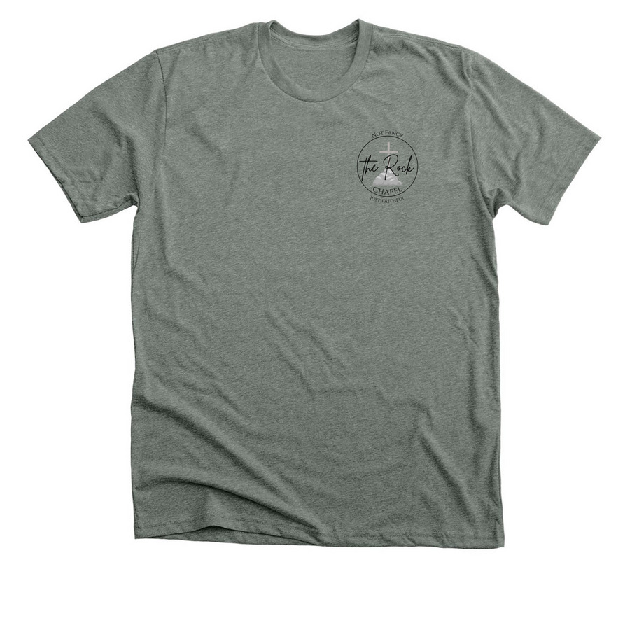 Rock Chapel, a Deep Heather Premium Unisex Tee