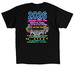 LiveLonger 1980's Prom Tee, a Black Classic Unisex Tee (back-view)