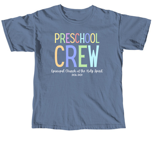 Crew (Adult), a Blue Jean Comfort Colors Unisex Tee