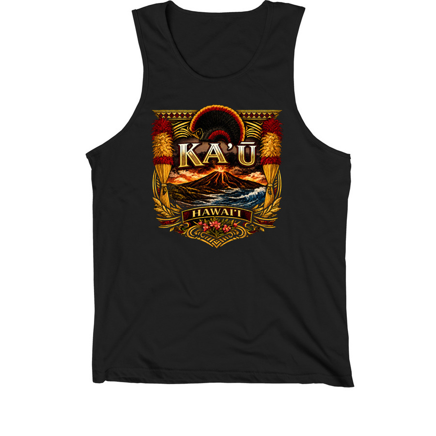 Ka?? Hawai'i&nbsp; Tank Top, a Black Premium Cotton Tank
