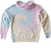 Youth Tie Dye Hoodie, a Sunset Swirl Youth Tie Dye Pullover Hoodie (back-view)