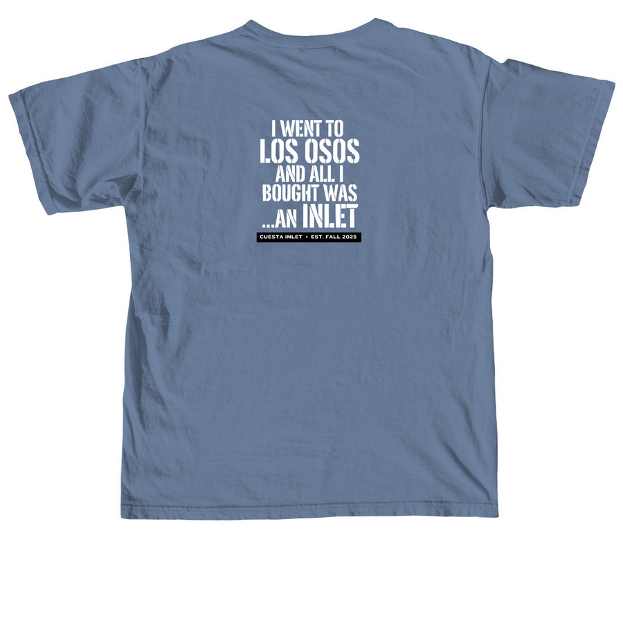 INLET Saved&nbsp;, a Blue Jean Comfort Colors Unisex Tee (back-view)