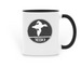 MBO Mug, a Black Two-Tone Ceramic Mug