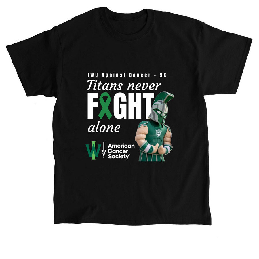 IWU Against Cancer - 5K, a Black Classic Unisex Tee