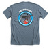 Hawai?i Whale Rescue Supporter, a Heather Slate Premium Unisex Tee (back-view)