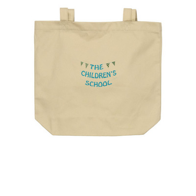 TCS Banner Tote, a Oyster Organic Cotton Tote Bag