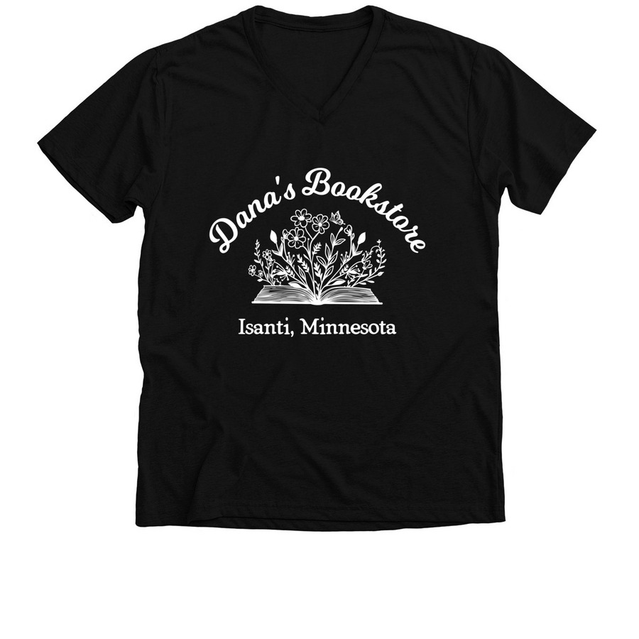 Dana's Bookstore Official Merchandise, a Solid Black Blend Premium V-Neck Tee