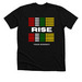 RISE for Youth, a Solid Black Blend Premium Unisex Tee