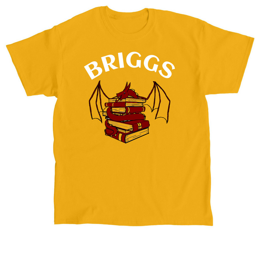 Briggs Bookwyrms, a Gold Classic Unisex Tee