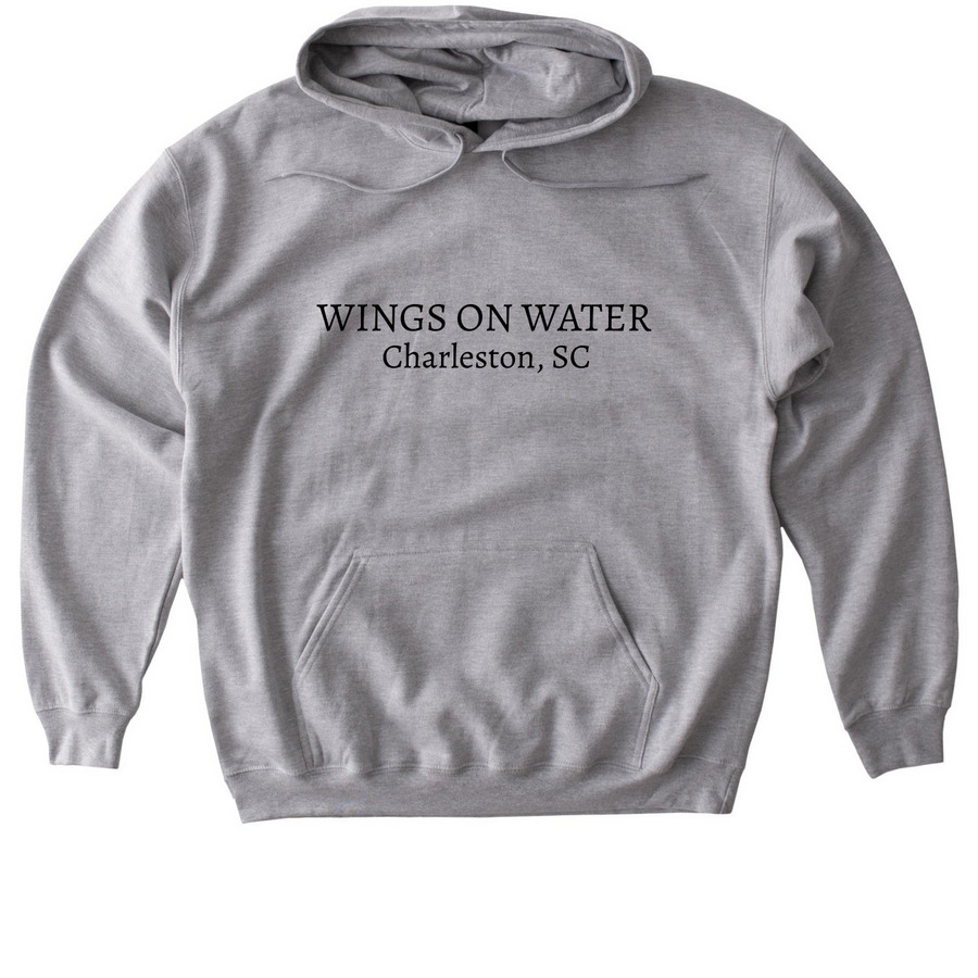 Wings on Water Warm Wear, a Sport Grey Gildan Softstyle Pullover Hoodie