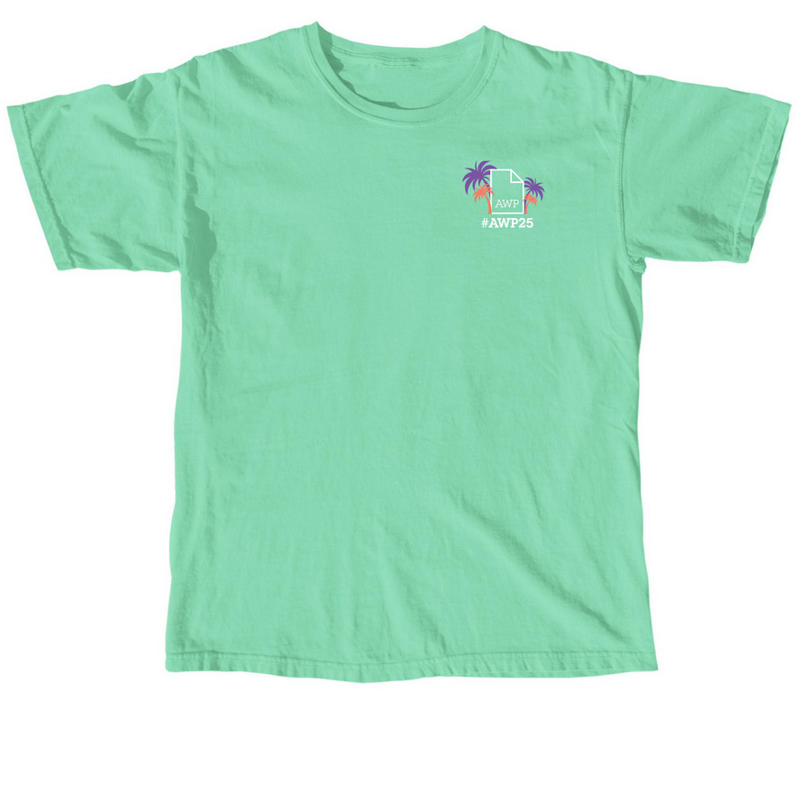 #AWP25 LA vibes T-shirt in color(s), a Island Reef Comfort Colors Unisex Tee
