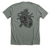 CVICU Work Shirts&nbsp;, a Deep Heather Premium Unisex Tee (back-view)