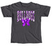 Bulldogs Purple Toile, a Graphite Comfort Colors Unisex Tee