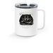 travel mug&nbsp;, a White Stainless Steel Travel Mug