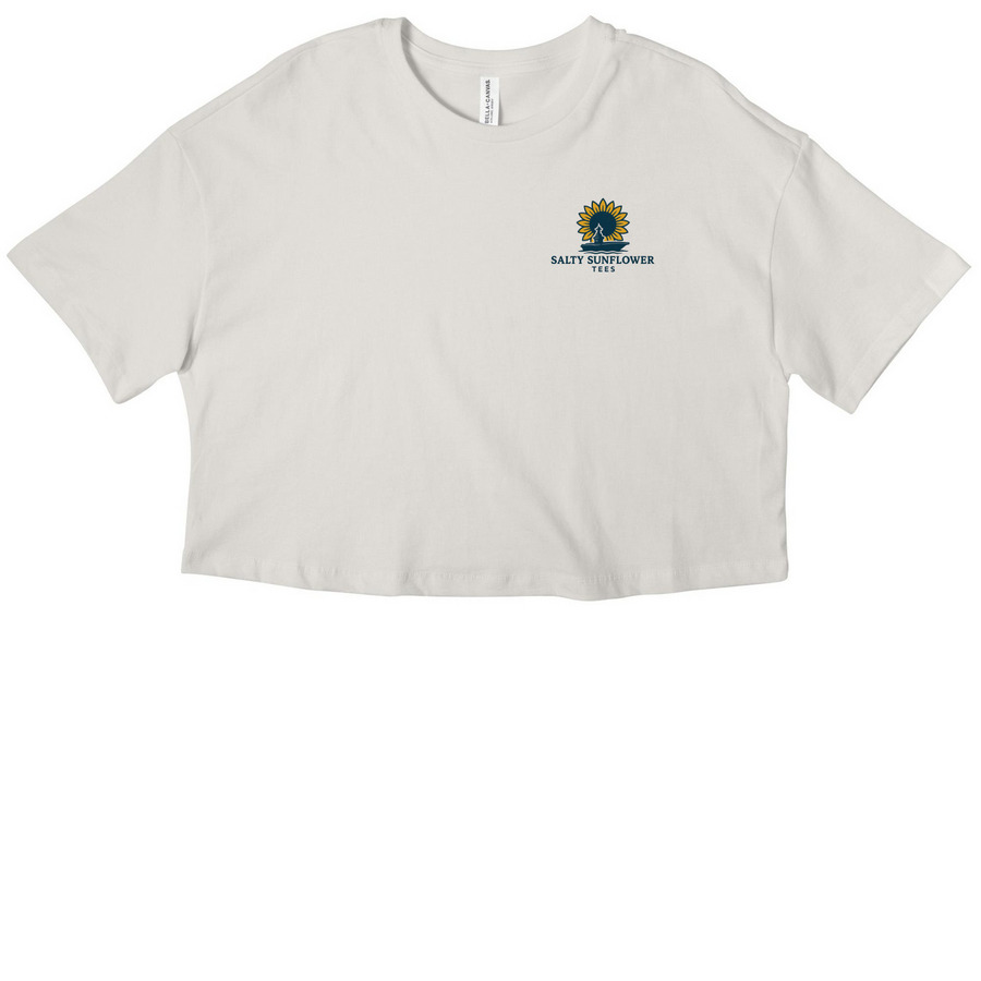 Respectfully? Kick Rocks, a Vintage White Women?s Cropped Cotton Tee