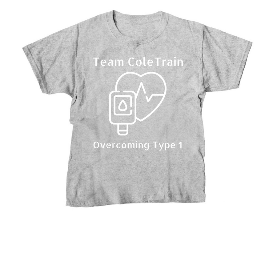 ColeTrain Race for T1, a Sport Grey Youth Unisex Tee