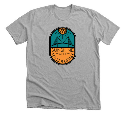SCRD Original Logo, a Athletic Heather Premium Unisex Tee
