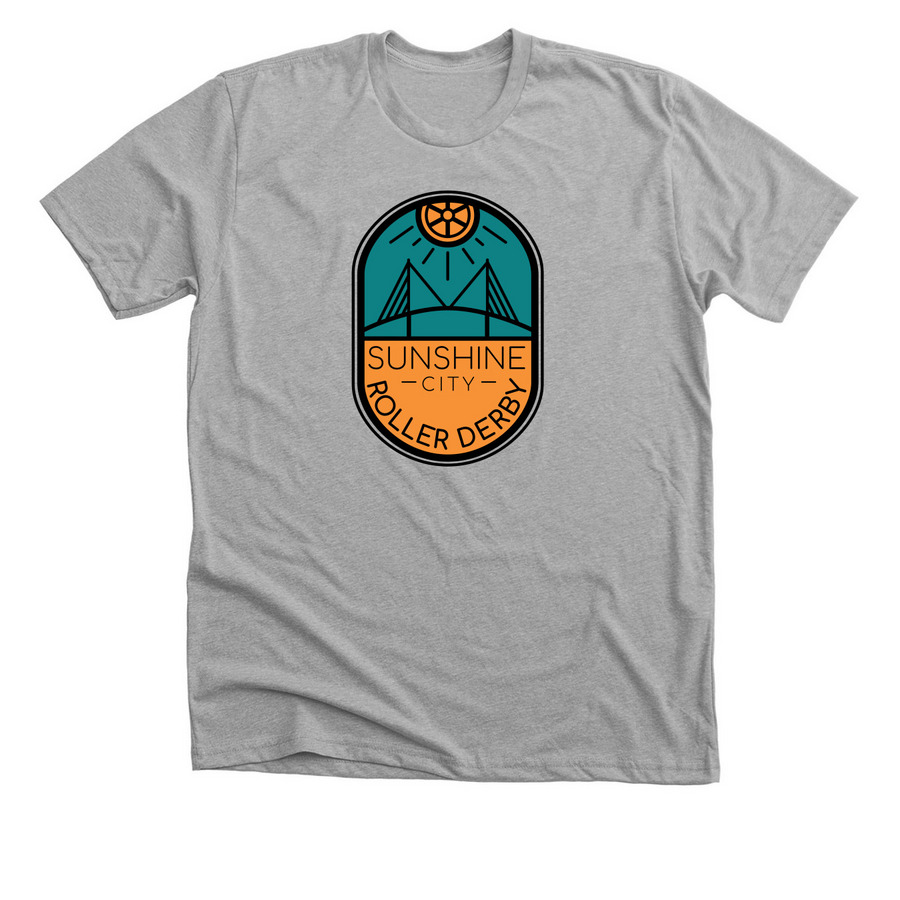 SCRD Original Logo, a Athletic Heather Premium Unisex Tee
