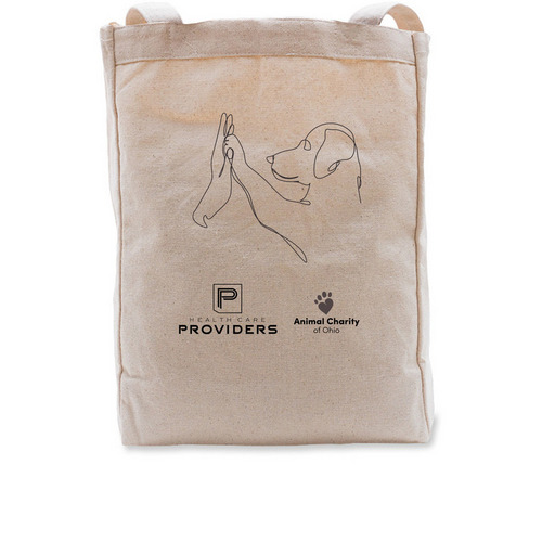Health Care Providers Wishes, a Natural Recycled Cotton Tote Bag
