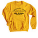 Please Don?t Litter, a Gold Crewneck Sweatshirt