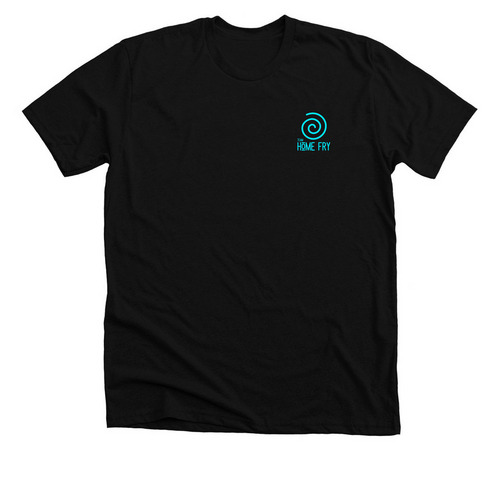 Team Home Fry, a Solid Black Blend Premium Unisex Tee