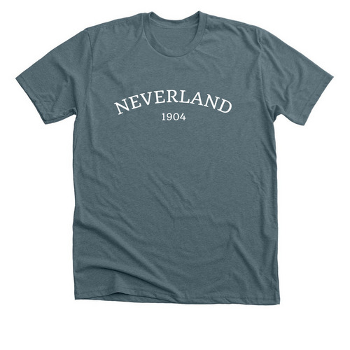 Neverland 1904, a Heather Slate Premium Unisex Tee