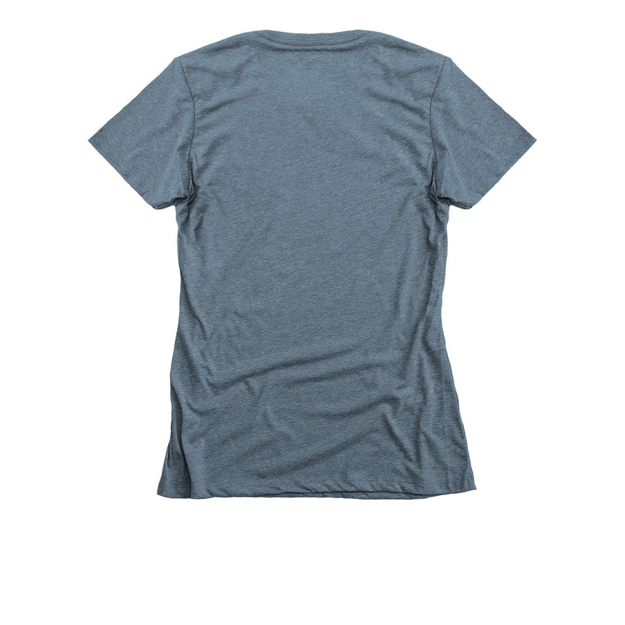 Dog Kisses Fix Everything&nbsp;, a Indigo Women's Slim Fit Tee (back-view)