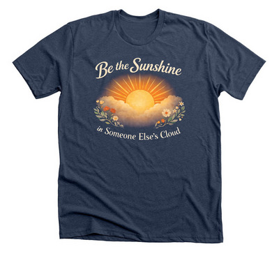 QUOTA CLUB OF TULSA, a Heather Navy Premium Unisex Tee
