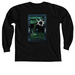 Moonlit Disco, a Black Comfort Colors Long Sleeve Tee