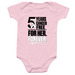5 YEARS CANCER FREE - ONSIE, a Pink Infant Onesie