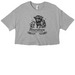 Flowertown Charm Farm, a Athletic Heather Women?s Cropped Cotton Tee