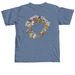 Open Circle, a Blue Jean Comfort Colors Unisex Tee (back-view)