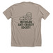 MACS 5, a Heather Stone Premium Unisex Tee (back-view)
