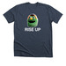 Head_, a Heather Midnight Navy Premium Unisex Tee
