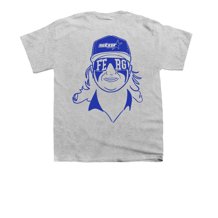 Ferg, a Sport Grey Youth Unisex Tee (back-view)