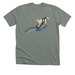Heavy Pulls, Happy Tails, a Deep Heather Premium Unisex Tee